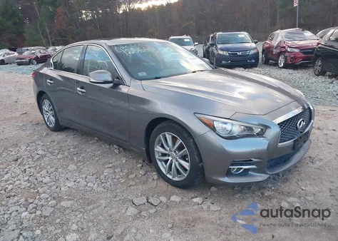 2015 Infiniti Q50 from USA, damaged, VIN JN1BV7AR1FM407698